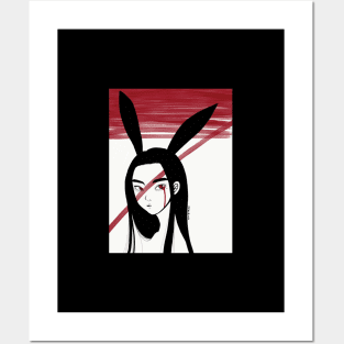 Rabbit Girl Posters and Art